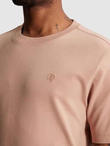 CAST IRON T-shirt 'T-shirt in interlock jersey with crew neck' i orange