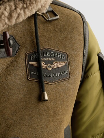 PME Legend Overgangsjakke 'Tornador leather jacket' i brun
