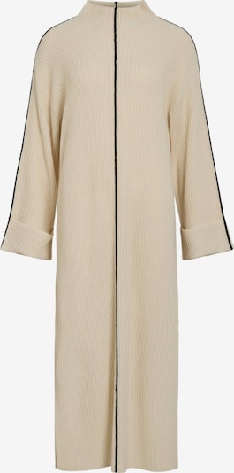 Megzta suknelė iš EVOKED, spalva – smėlio spalva / juoda, Prekių apžvalga