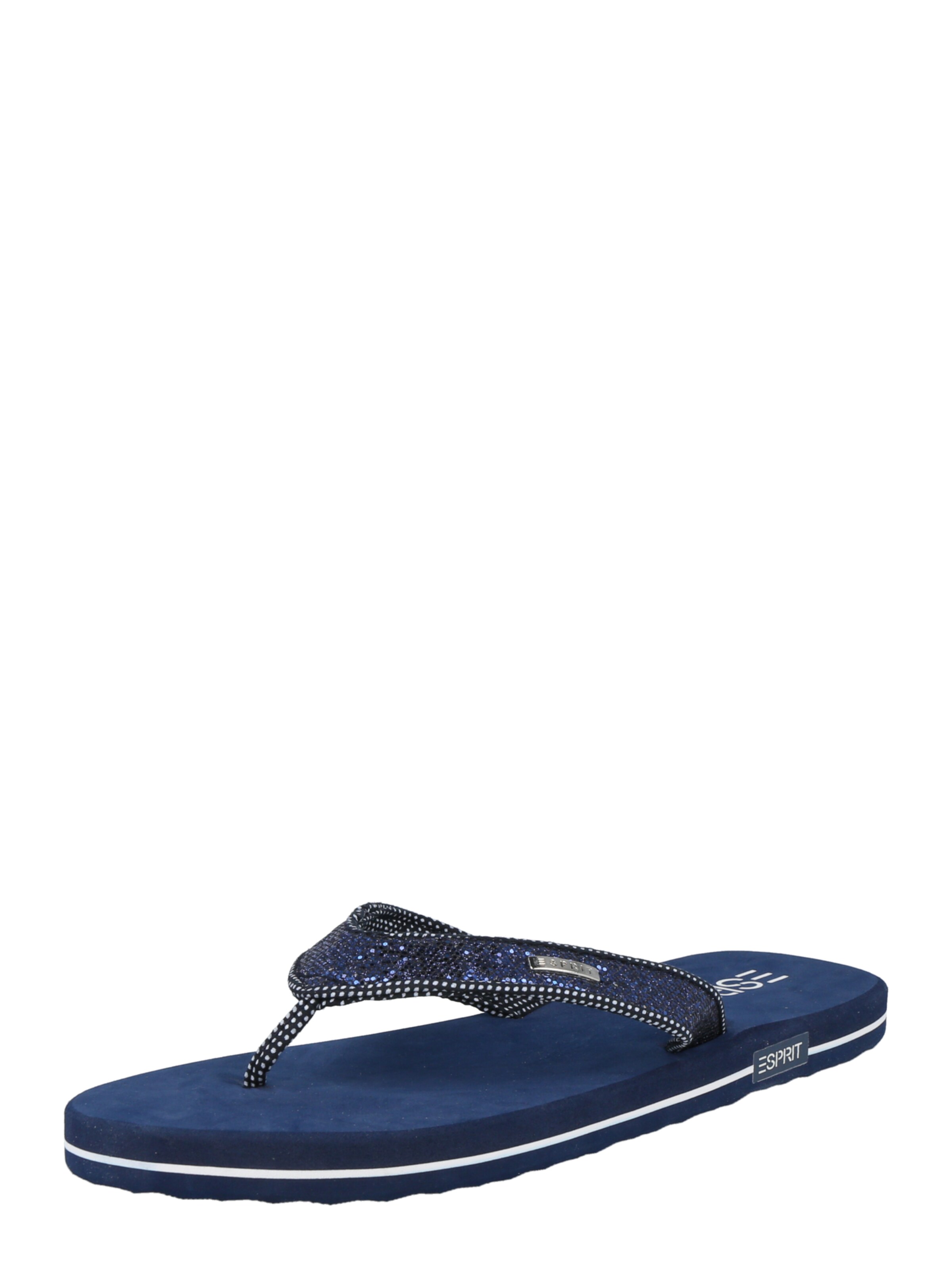 Frauen Sandalen ESPRIT Zehentrenner in Navy - KV99489 Frauen Sandalen ESPRIT Zehentrenner in Navy - KV99489