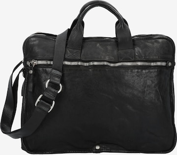 Campomaggi Document Bag 'Noce' in Black: front