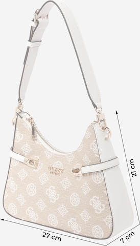 GUESS Skuldertaske 'LORALEE' i beige