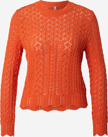 ONLY - Jersey 'ONLSAGA' en rojo: frente