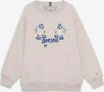 TOMMY HILFIGER Sweatshirt in Beige: front