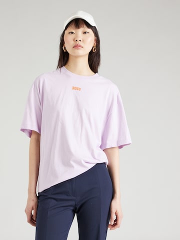 T-shirt BOSS Orange en violet
