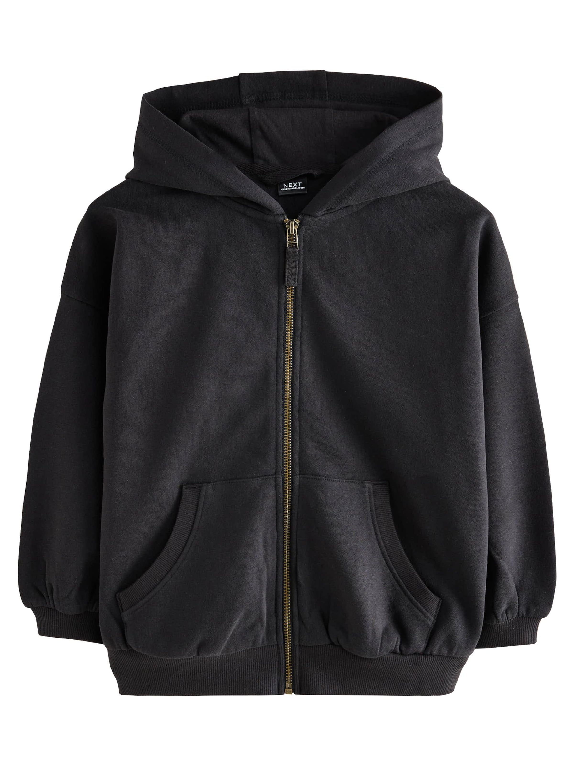 Next Кофта на молнии в Черный: спереди