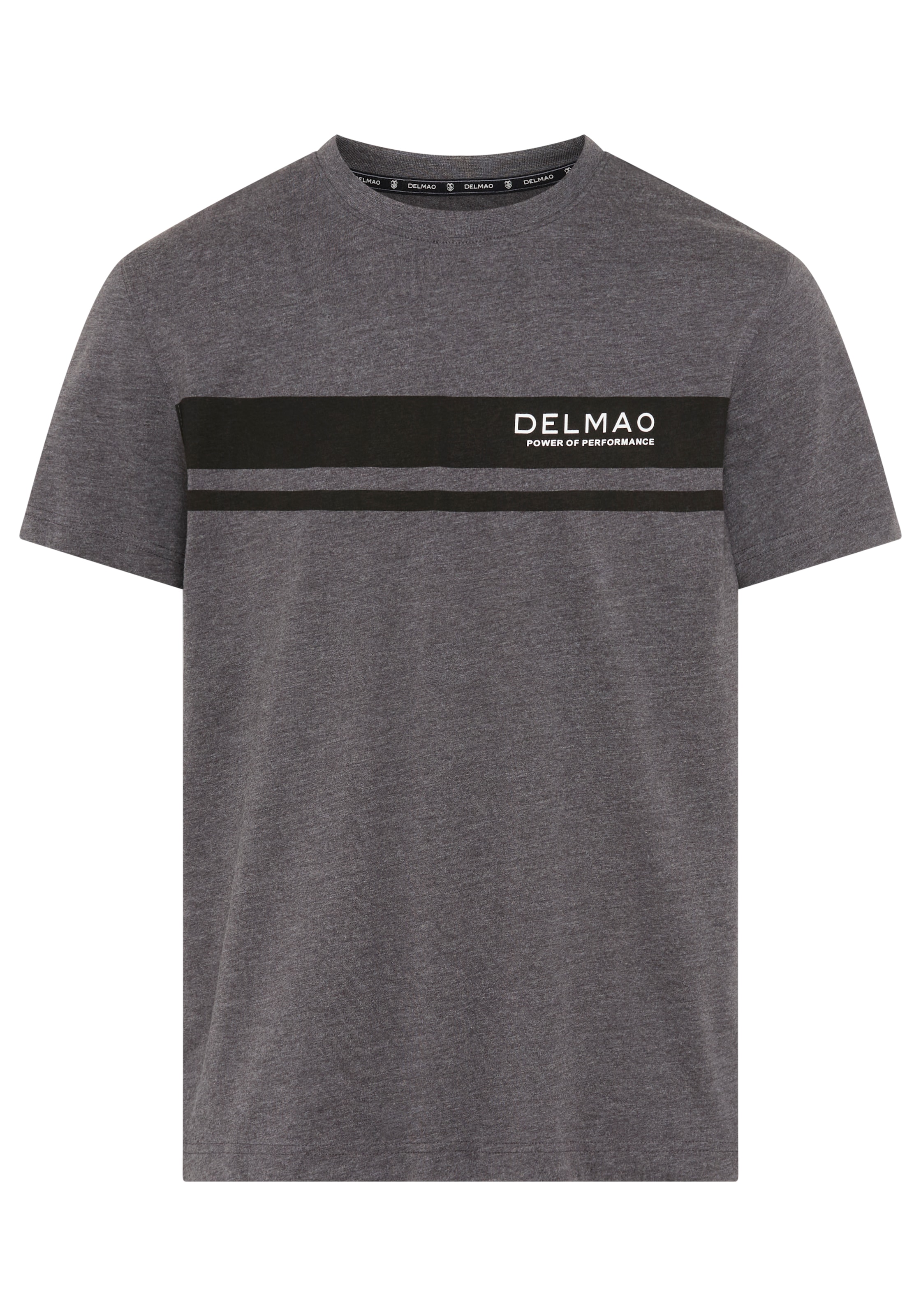 DELMAO Shirt in Grey: front