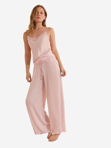 Pantaloncini da pigiama 'Cheeta' di ETAM in rosa