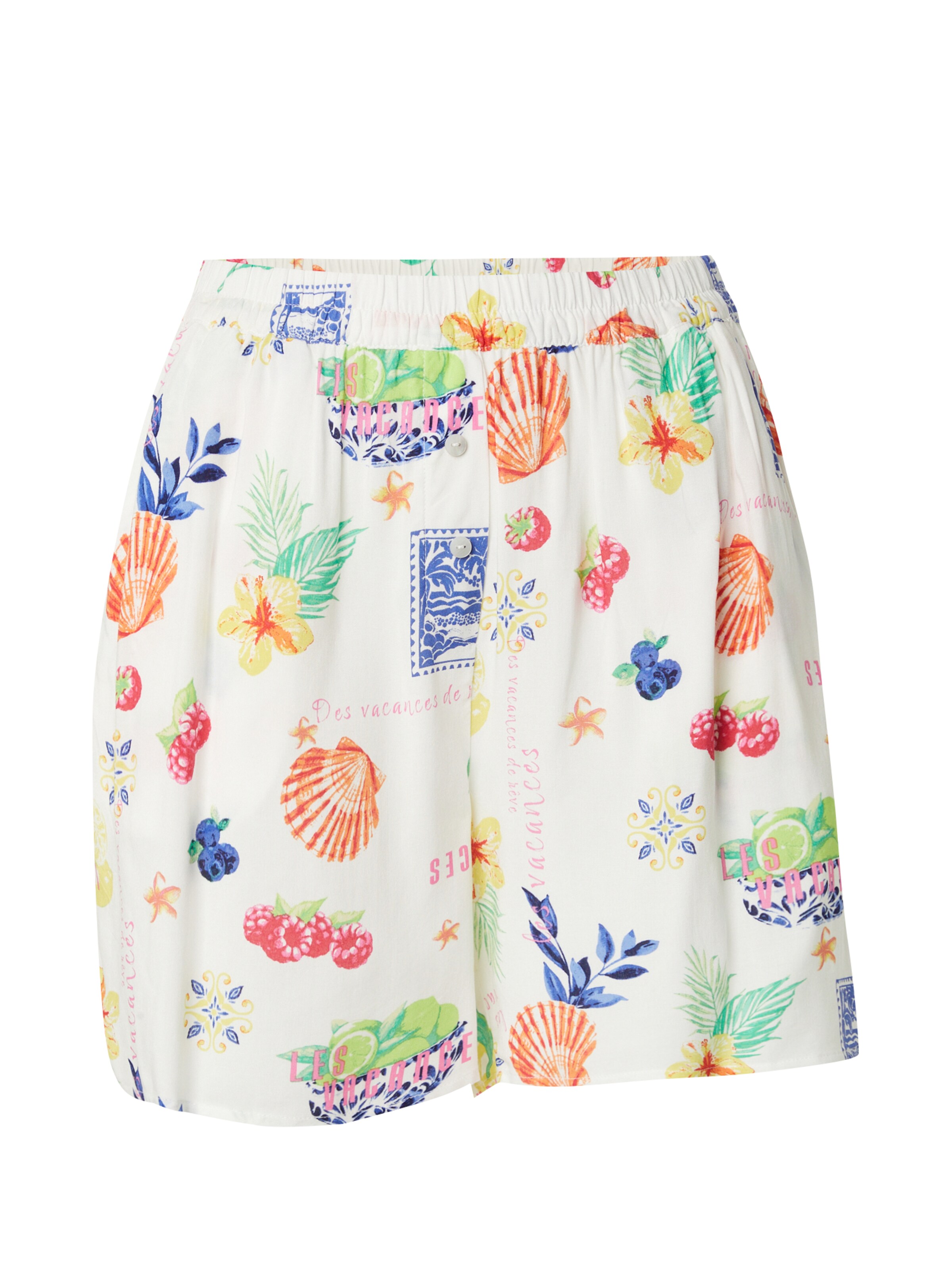 Pantaloni 'ONLNOVA' de la ONLY pe alb: față