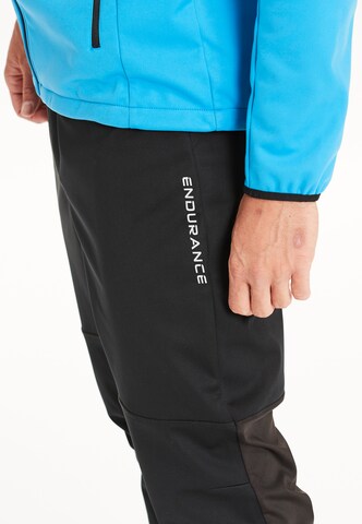 ENDURANCE Regular Outdoor trousers 'Dosmer' in Black