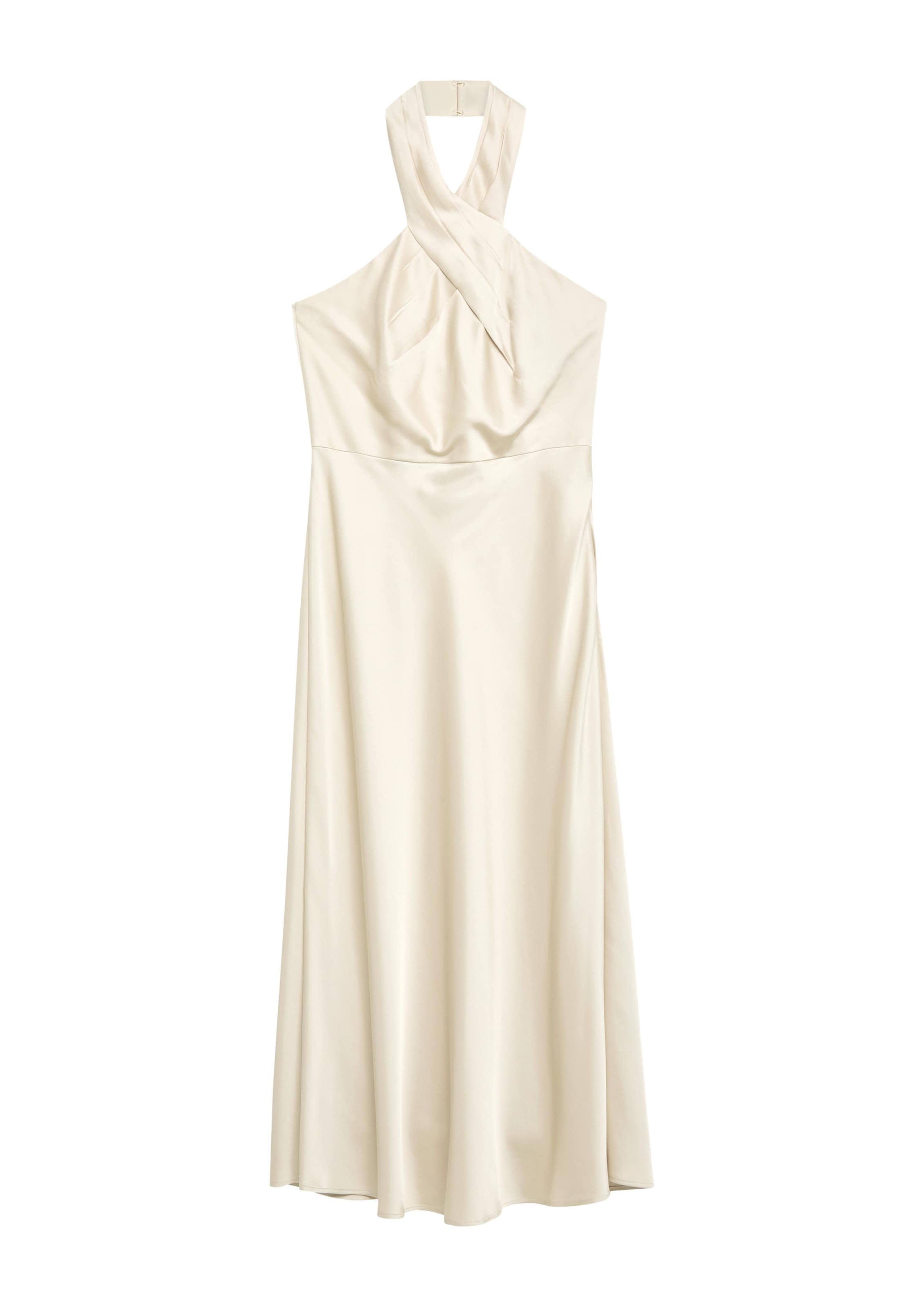COMMA Jurk in Beige: voorkant