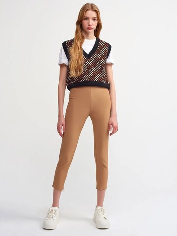 Skinny Leggings 'Gamaschen' di Dilvin in marrone: frontale