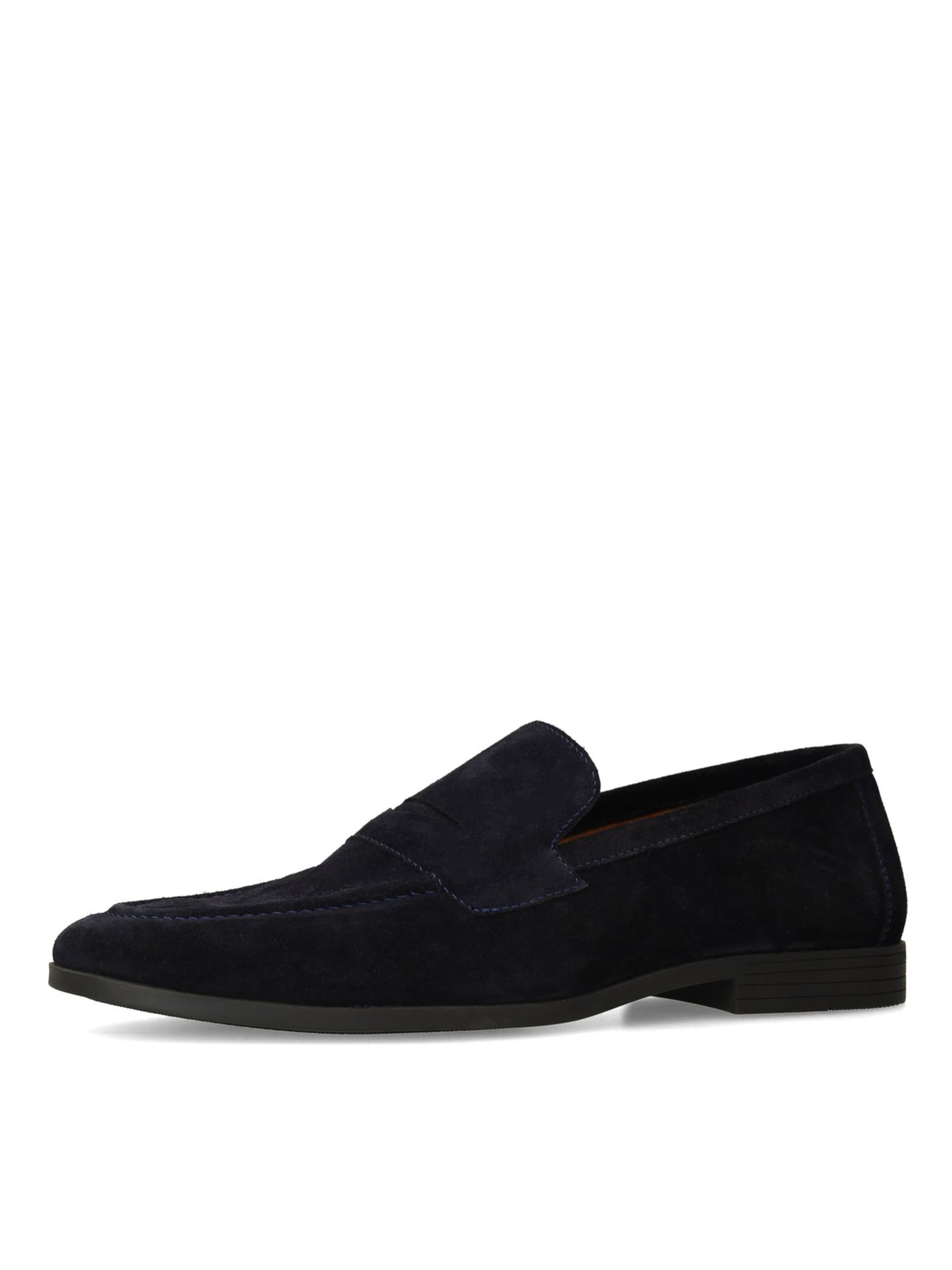 MANFIELD Mocassins in Blauw: voorkant