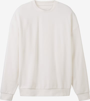 TOM TAILOR DENIM - Sweatshirt em branco: frente