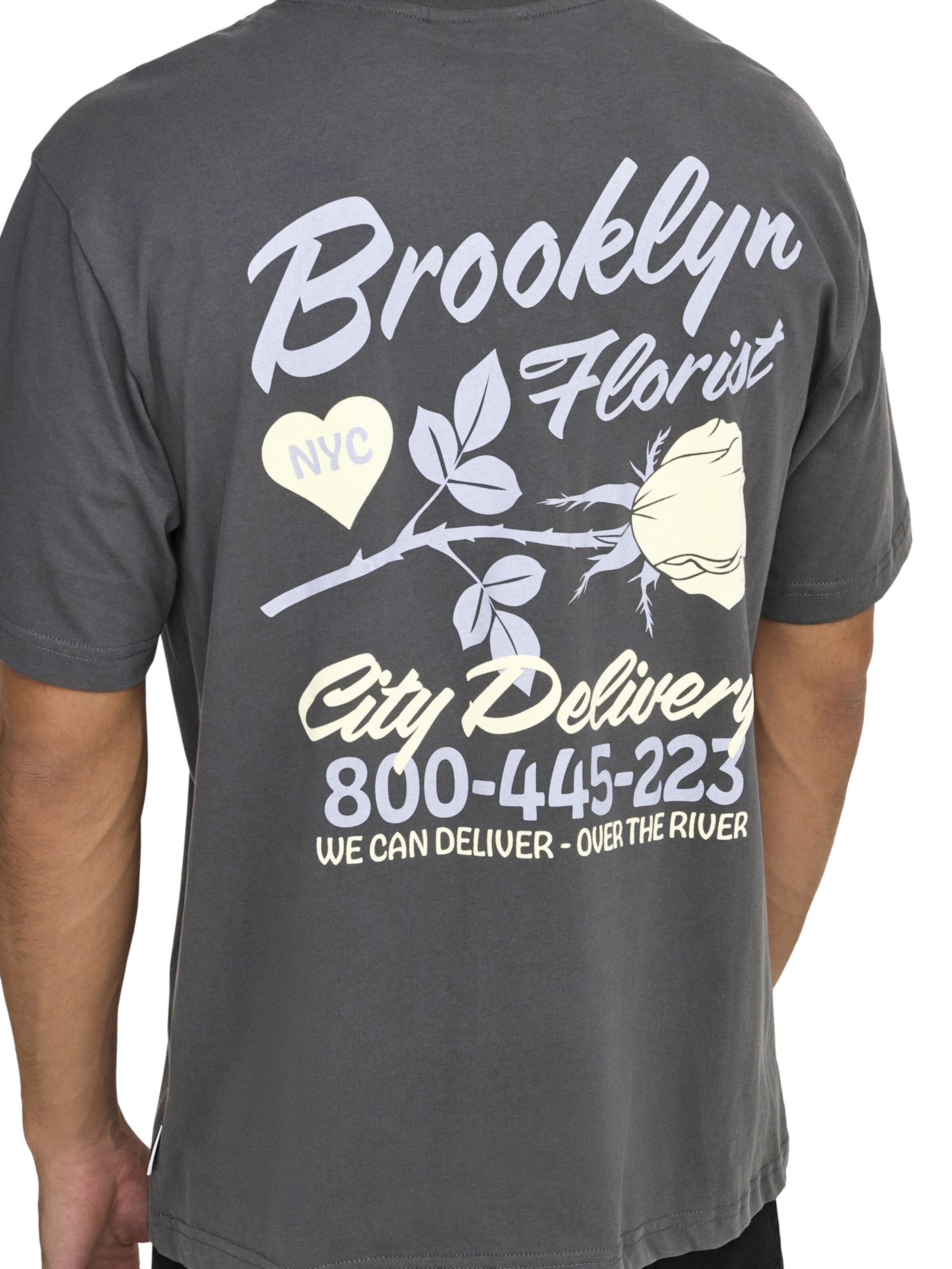 Maglietta 'Rylan' di Only & Sons in grigio