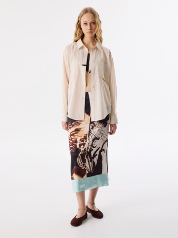Twist Blouse in Wit