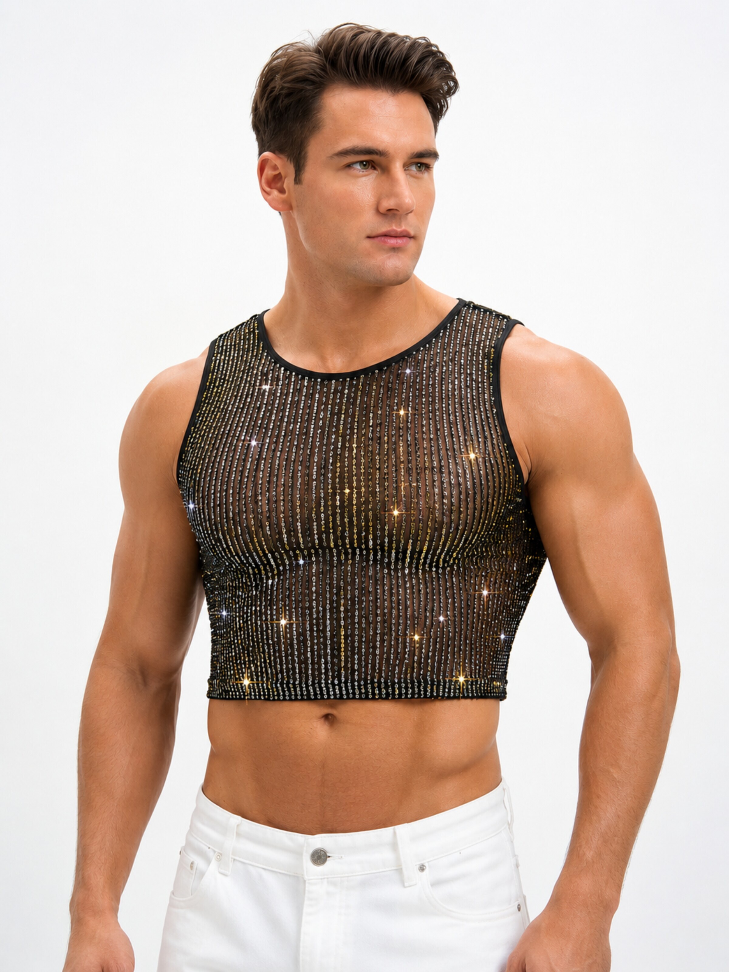 BIMONI Shirt in Gold: front