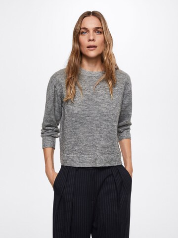 MANGO Sweater 'Sensei' in Grey: front