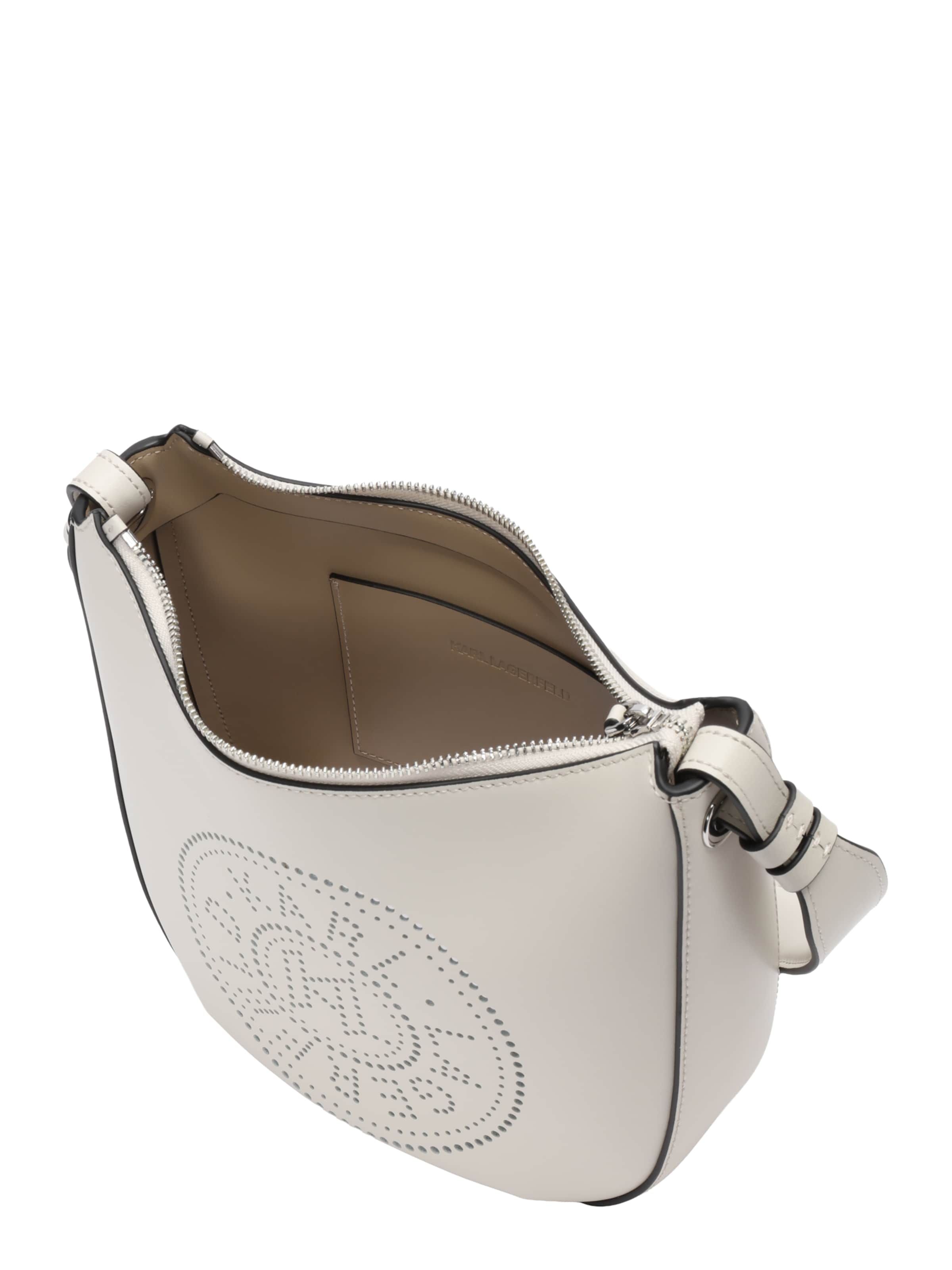Karl Lagerfeld Shoulder Bag in White: top
