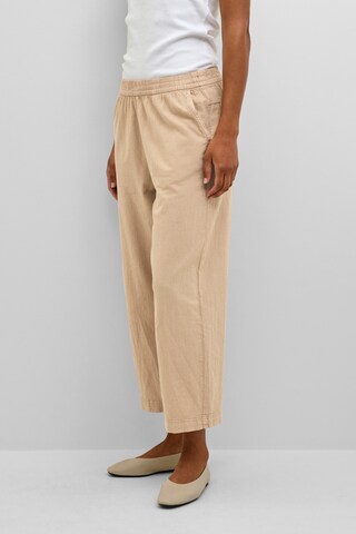 Bootcut Pantalon 'Naya' Kaffe en beige : devant