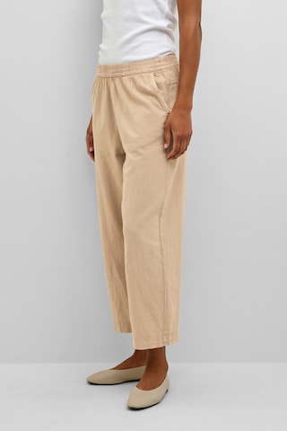 Kaffe Boot cut Trousers 'Naya' in Beige: front