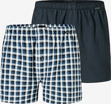 Boxers SCHIESSER en bleu : devant