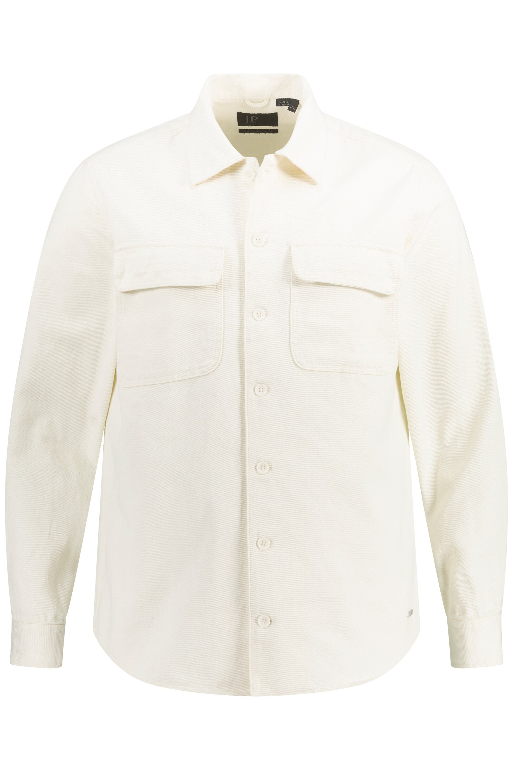 JP1880 Regular Fit Hemd in Weiß: Vorderseite