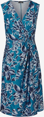 Robe de soirée Goldner en bleu : devant