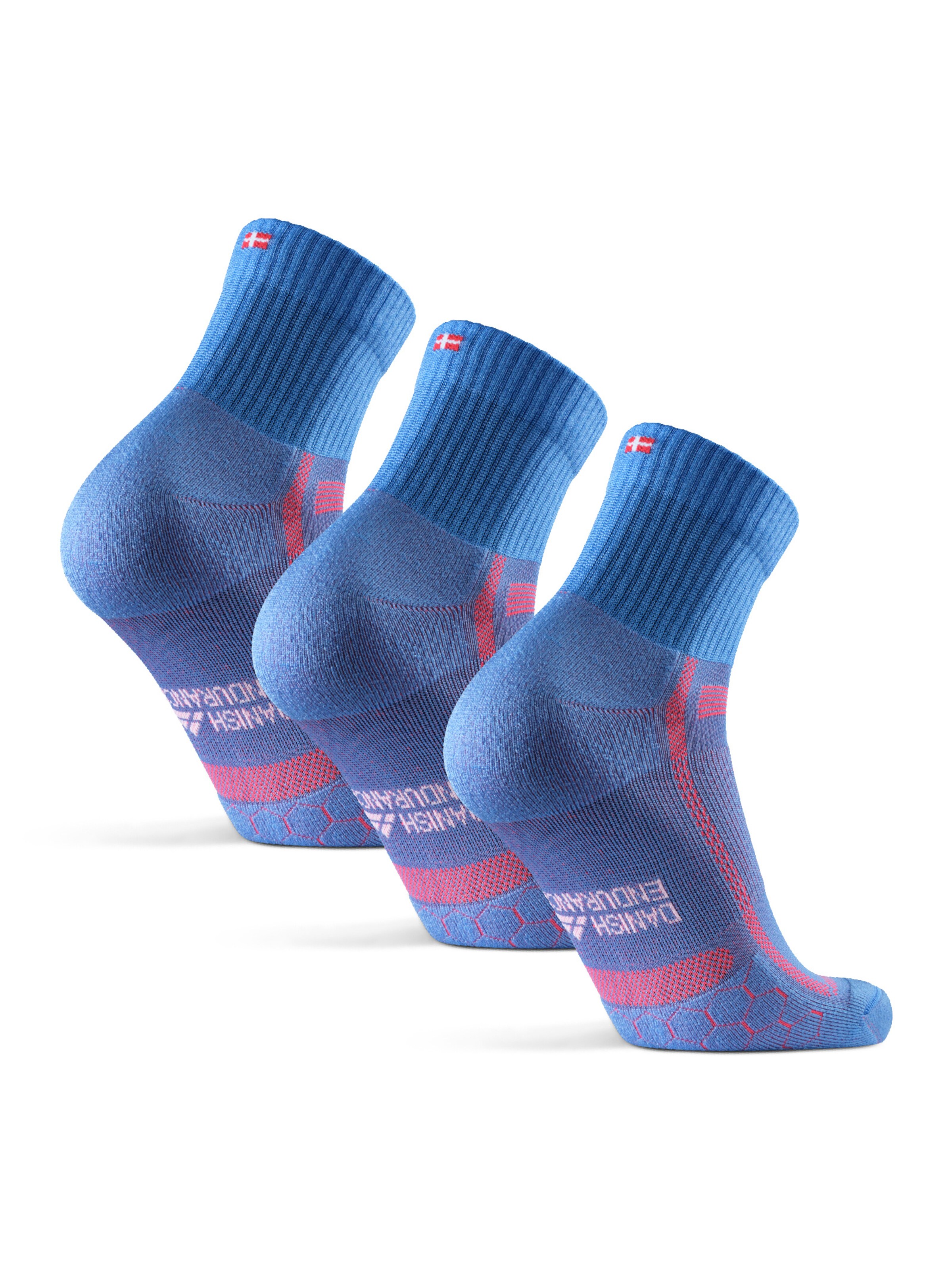 DANISH ENDURANCE Sports socks 'Long Distance' in Blue