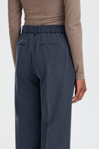 b.young Wide leg Broek 'DANTA' in Blauw