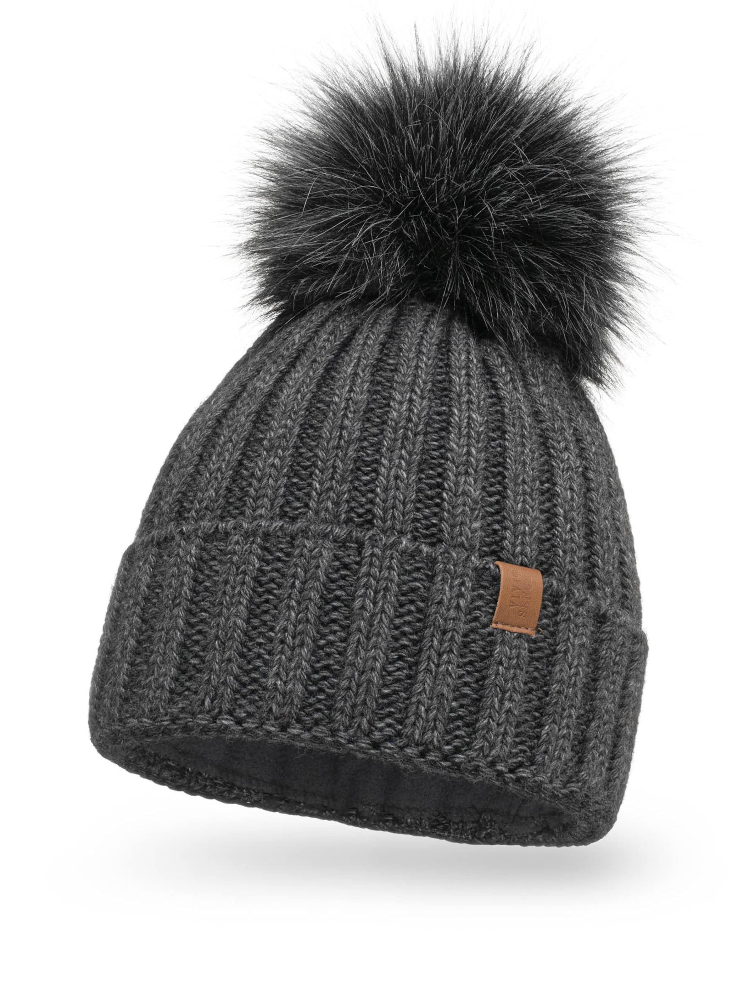 Bonnet '70100' Vivisence en gris : devant