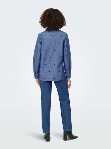 JDY Blouse 'JDYLOVE' in Blauw