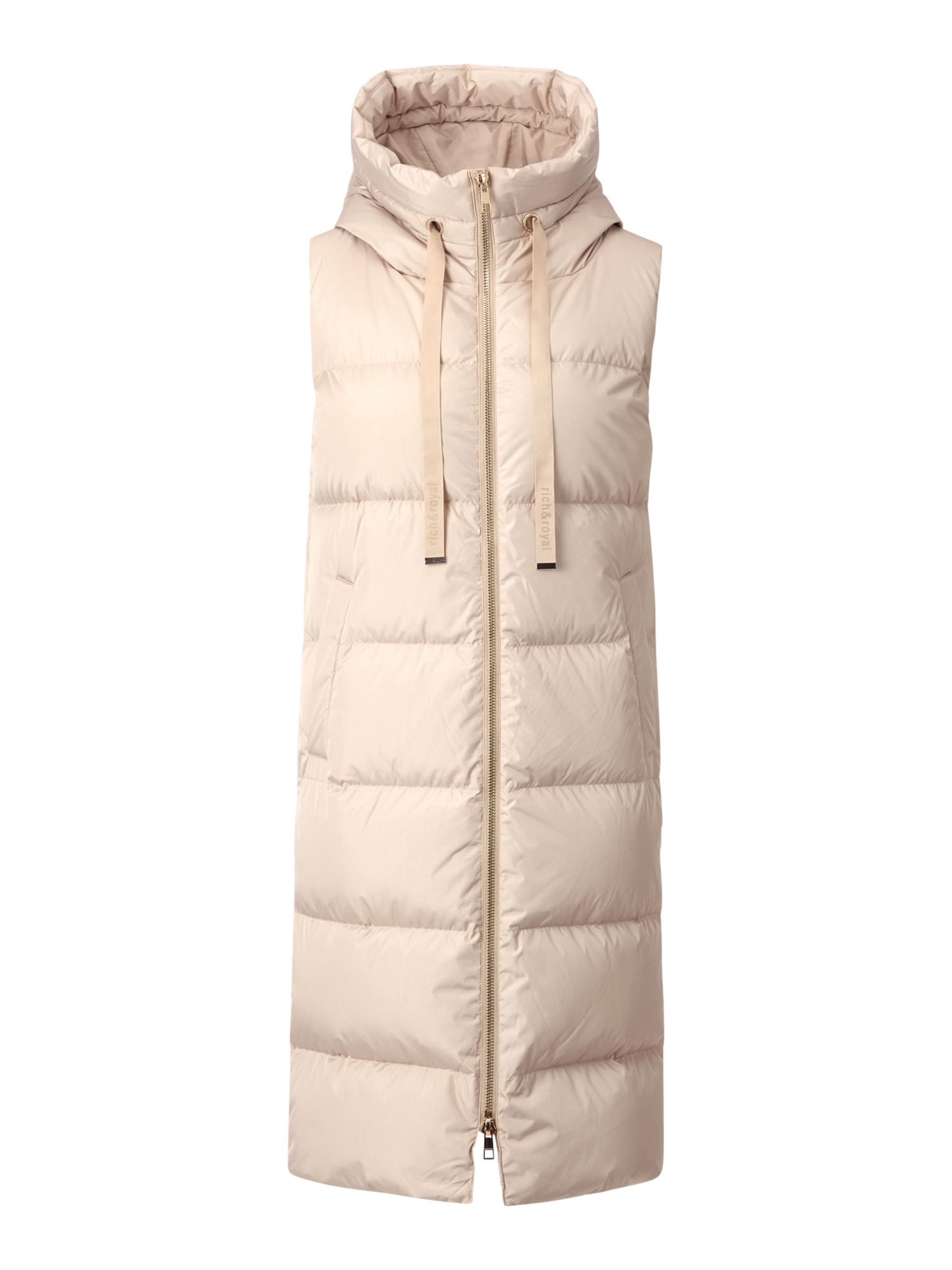 Rich & Royal Жилетка в Бежевый: спереди