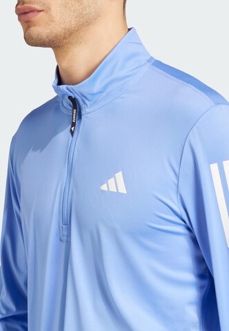 Tricou funcțional 'Own The Run' de la ADIDAS PERFORMANCE pe albastru