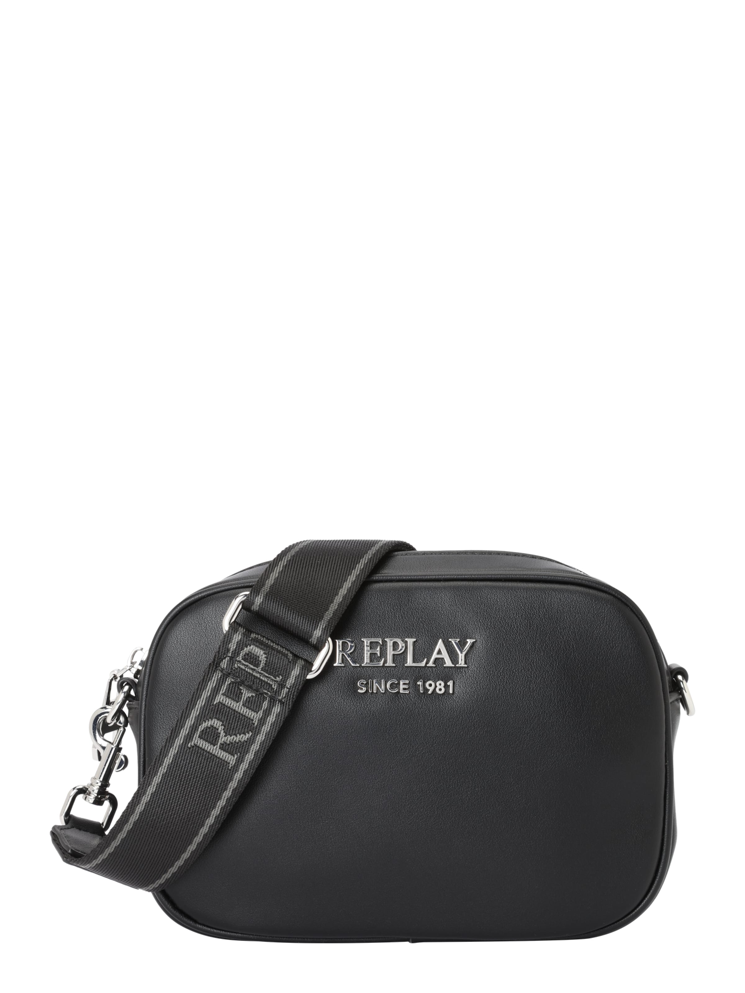 Sac à bandoulière REPLAY en noir : devant