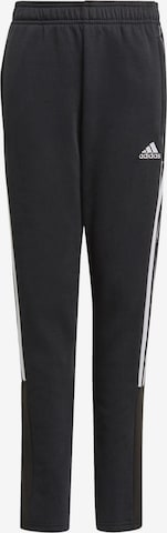 Slimfit Pantaloni sportivi 'Tiro 21 Sweat' di ADIDAS PERFORMANCE in nero: frontale