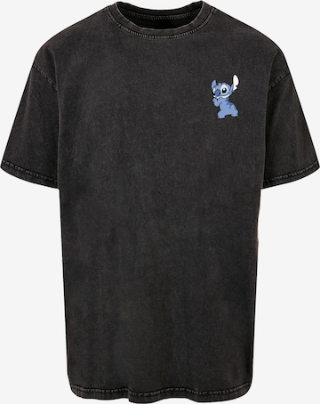ABSOLUTE CULT T-Shirt 'Lilo and Stitch' in Grau: predná strana