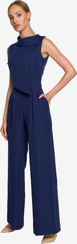 Numoco Jumpsuit 'Overall Bella' in Blue: front