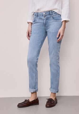 STREET ONE Slim fit Jeans in Blue: front