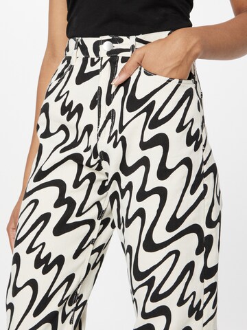 Monki Loosefit Broek in Wit