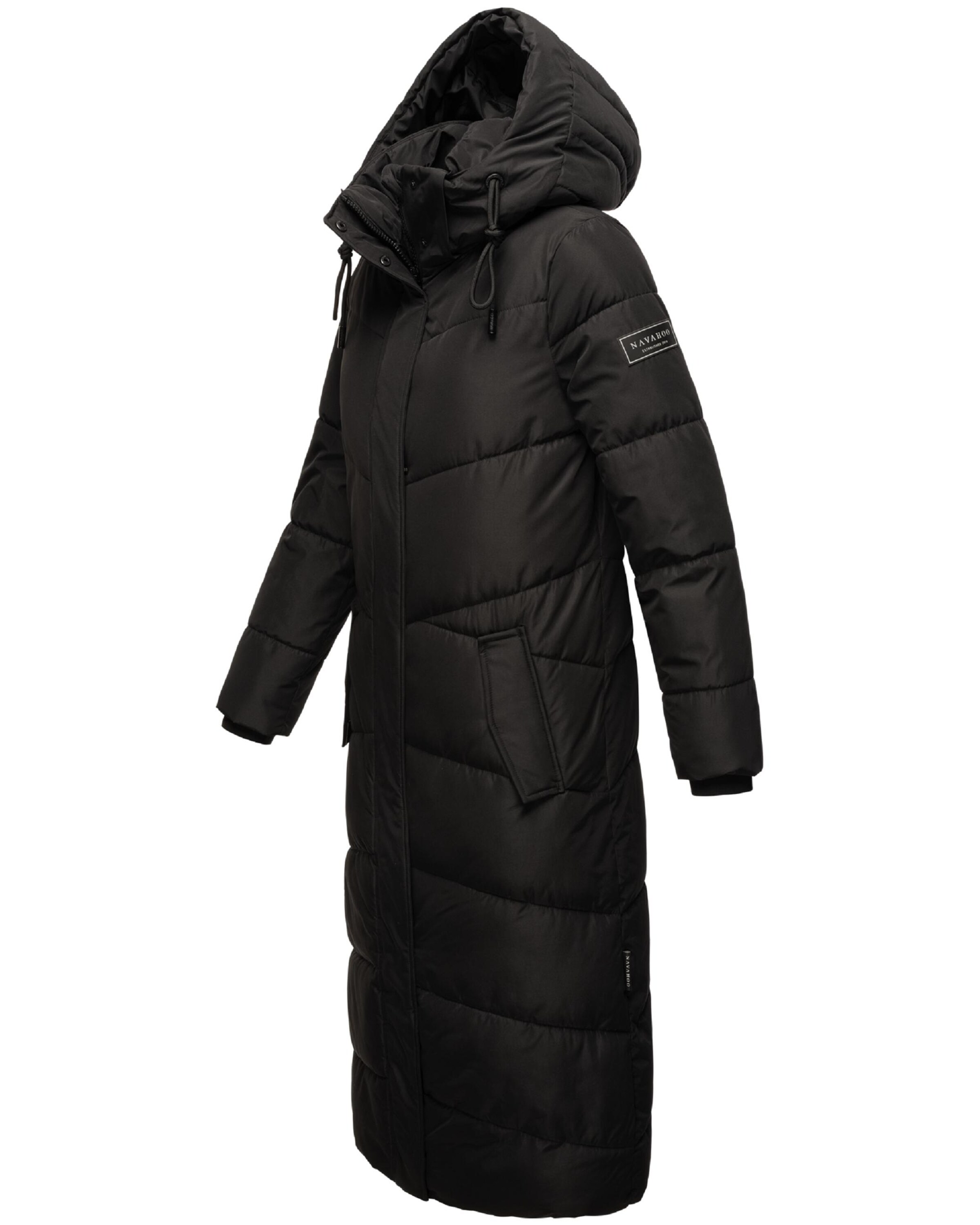 NAVAHOO Zimný kabát 'Hingucker XIV' - Čierna