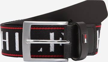 Ceinture 'ADAN' TOMMY HILFIGER en noir : devant