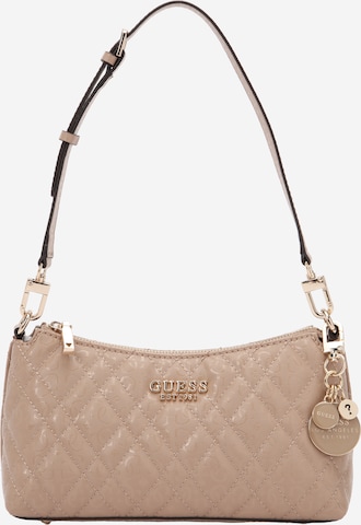 GUESS Taška přes rameno 'ISEMAY' – béžová: přední strana