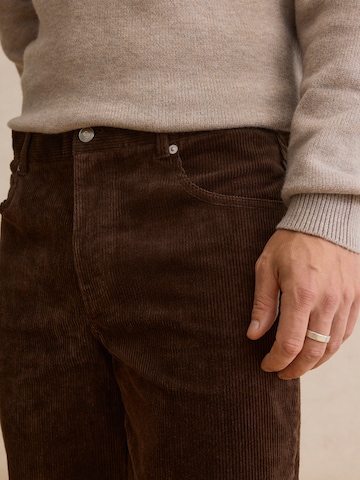 DAN FOX APPAREL Regular Trousers 'Andre' in Brown