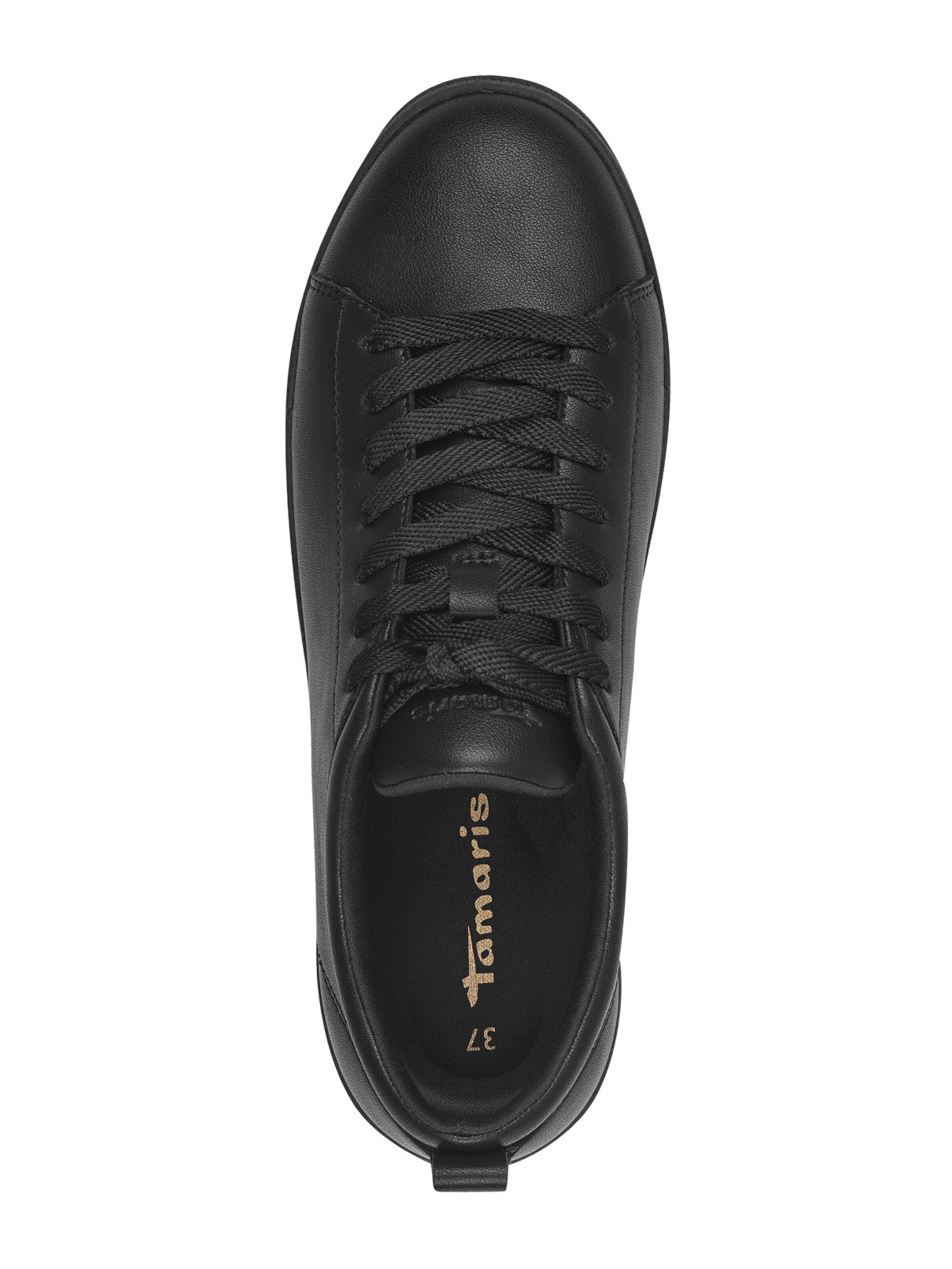 Tamaris Σνίκερ χαμηλό σε μαύρο