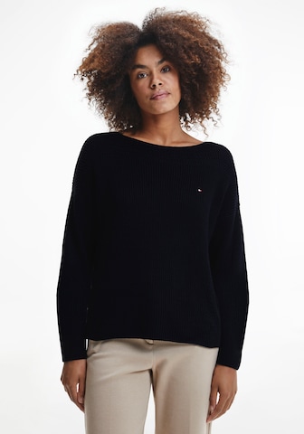 TOMMY HILFIGER Sweater 'Hayana' in Black: front