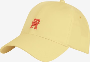 TOMMY HILFIGER Cap in Yellow: front