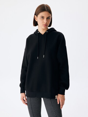 LTB Sweatshirt 'Satefe' in Black: front