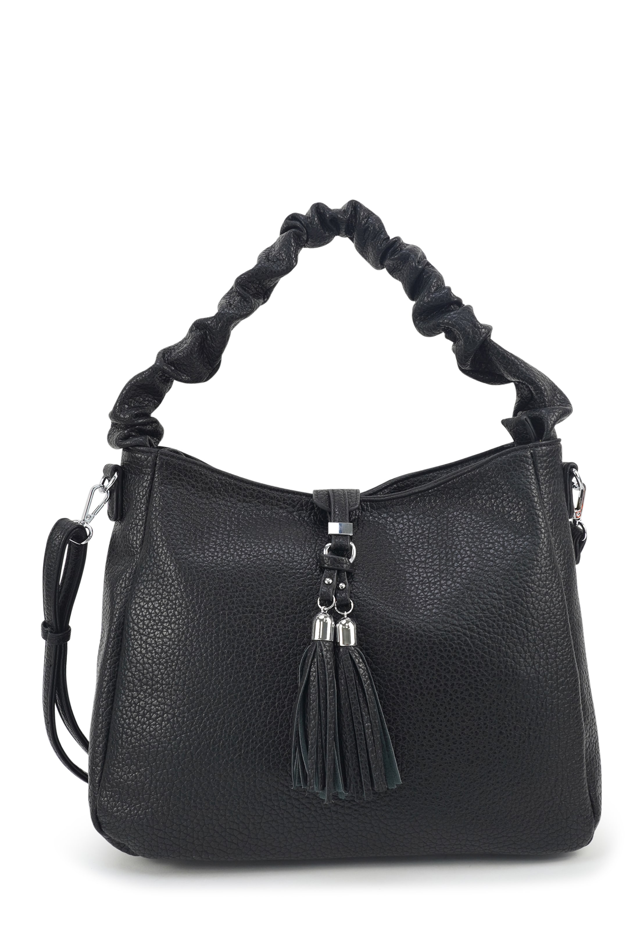 HARPA Shoulder Bag 'FLORIN' in Black: front