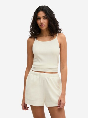 Marc O'Polo Spaghettitop ' Mix N Match ' in Weiß: Vorderseite